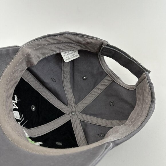 Oportun Baseball Hat Embroidered Adjustable Strap Back Cap Gray 100% Cotton - Picture 7 of 10